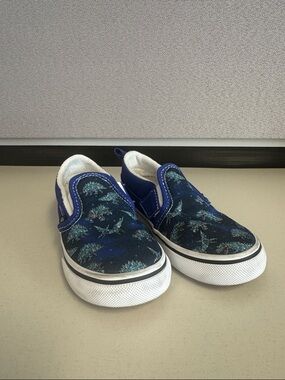 Vans Kids Slip-On Sneakers Dino-Robot pattern
